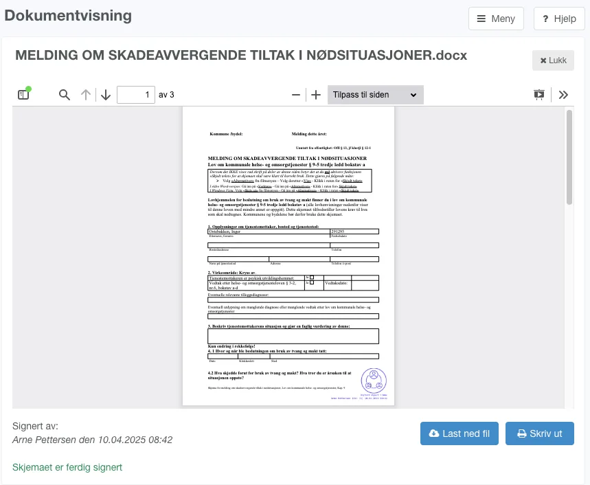 Innføring i skjemaer